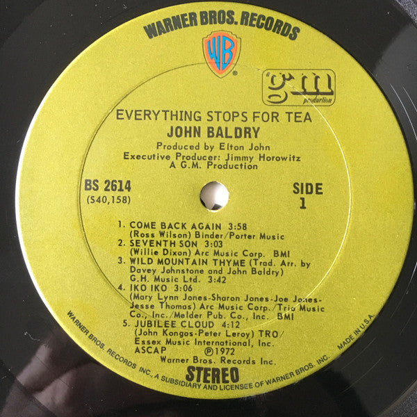 Long John Baldry - Everything Stops For Tea Vinyl LP (Used)