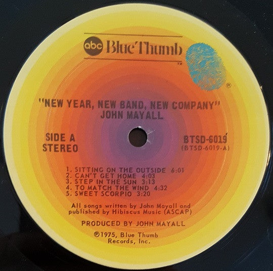 John Mayall - New Year New Band New Company Vinyl LP (Used)