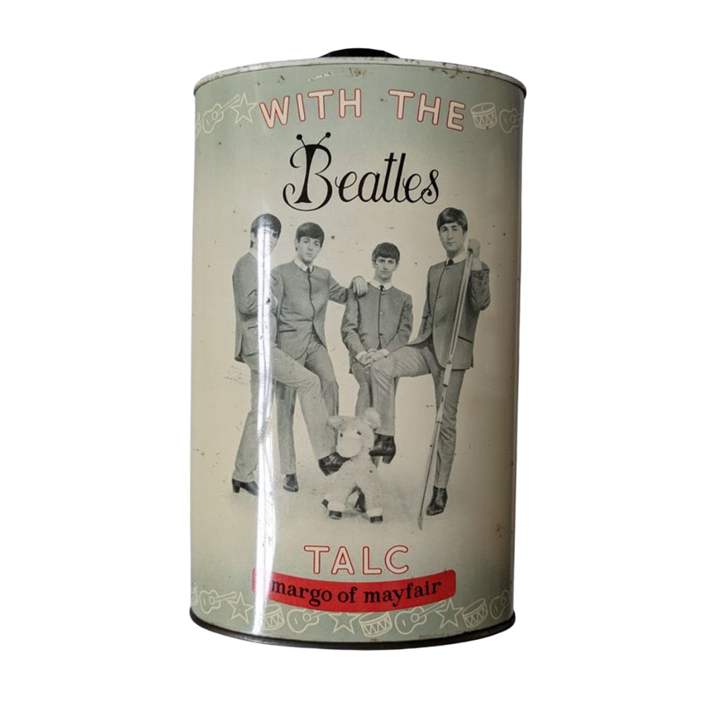 Beatles - 1960s With The Beatles Margo Of Mayfair Talc Talcum Powder Tin
