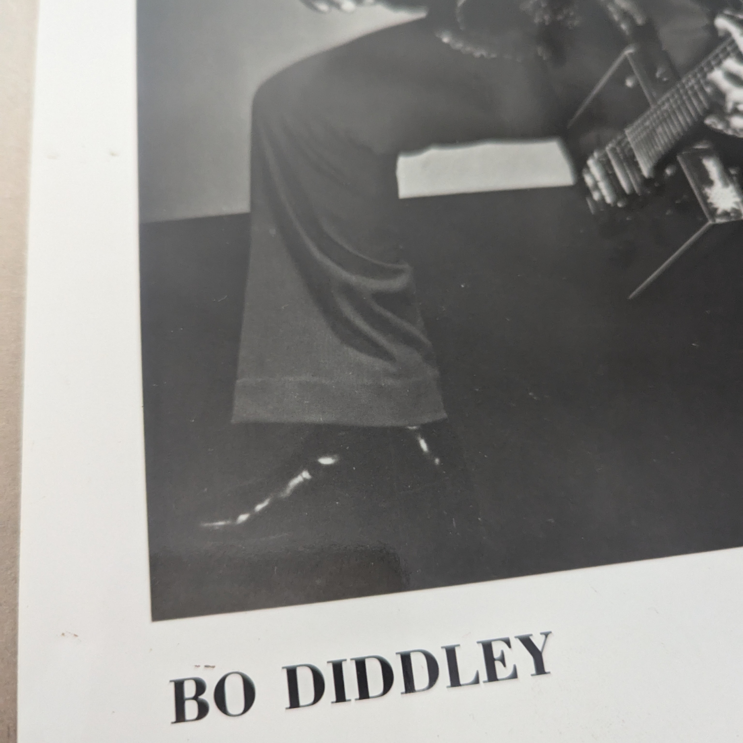 Bo Diddley - Black & White Photo Autographed