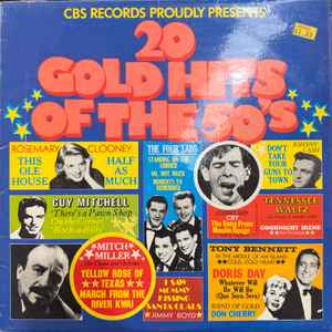 Various Artists - 20 Gold Hits Of The 50's Vinyl LP (Used)