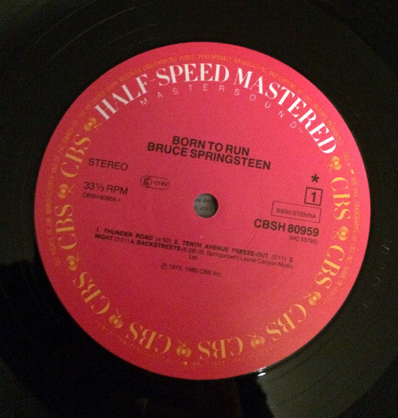 Bruce Springsteen - Born To Run Half Speed Mastered Vinyl LP (Used)