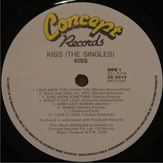 Kiss - Kiss (The Singles) Vinyl LP (Used)