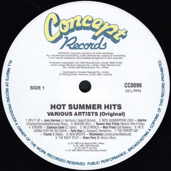 Various Artists - Hot Summer Hits Vinyl LP (Used)
