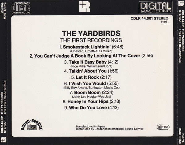 Yardbirds - London 1963: The First Recordings! CD