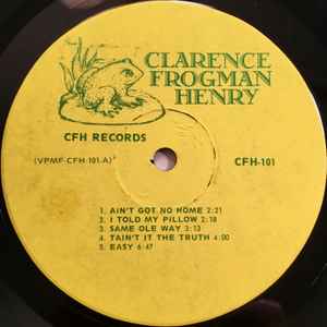 Clarence (Frogman) Henry - Bourbon St. New Orleans Vinyl LP (Used)