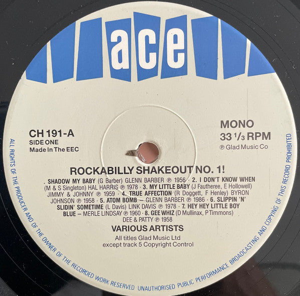 Various Artists - Rockabilly Shakeout Vinyl LP (Used)