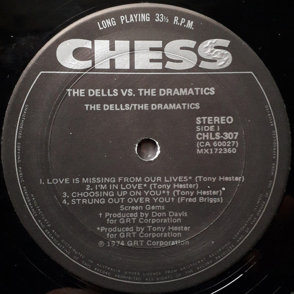 Dells & Dramatics - The Dells Vs. The Dramatics Vinyl LP (Used)