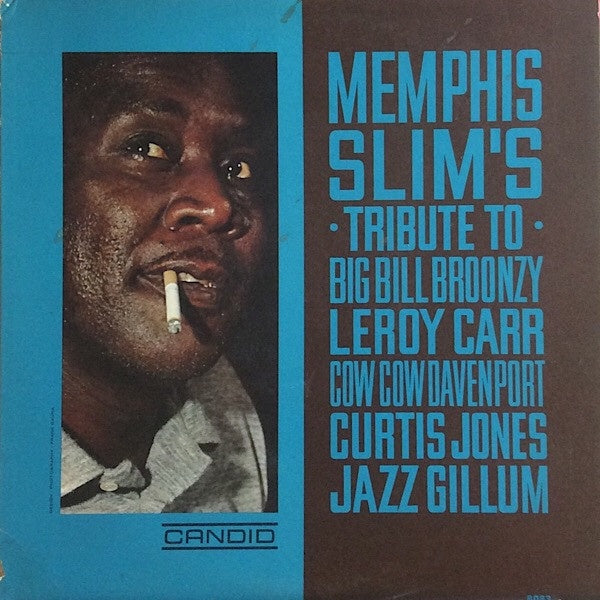 Memphis Slim - Memphis Slim's Tribute To Big Bill Broonzy Leroy Carr Cow Cow Davenport Curtis Jones Jazz Gillum Vinyl LP (Used)