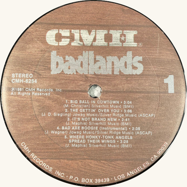 Badlands - Badlands Vinyl LP (Used)