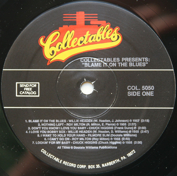 Various Artists - Blame It On The Blues Vinyl LP (Used)