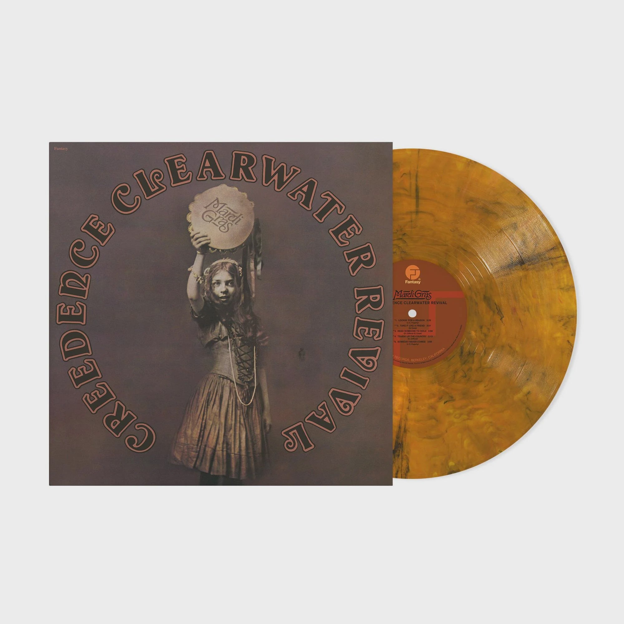 Creedence Clearwater Revival - Mardi Gras Tigers Eye Coloured Vinyl LP