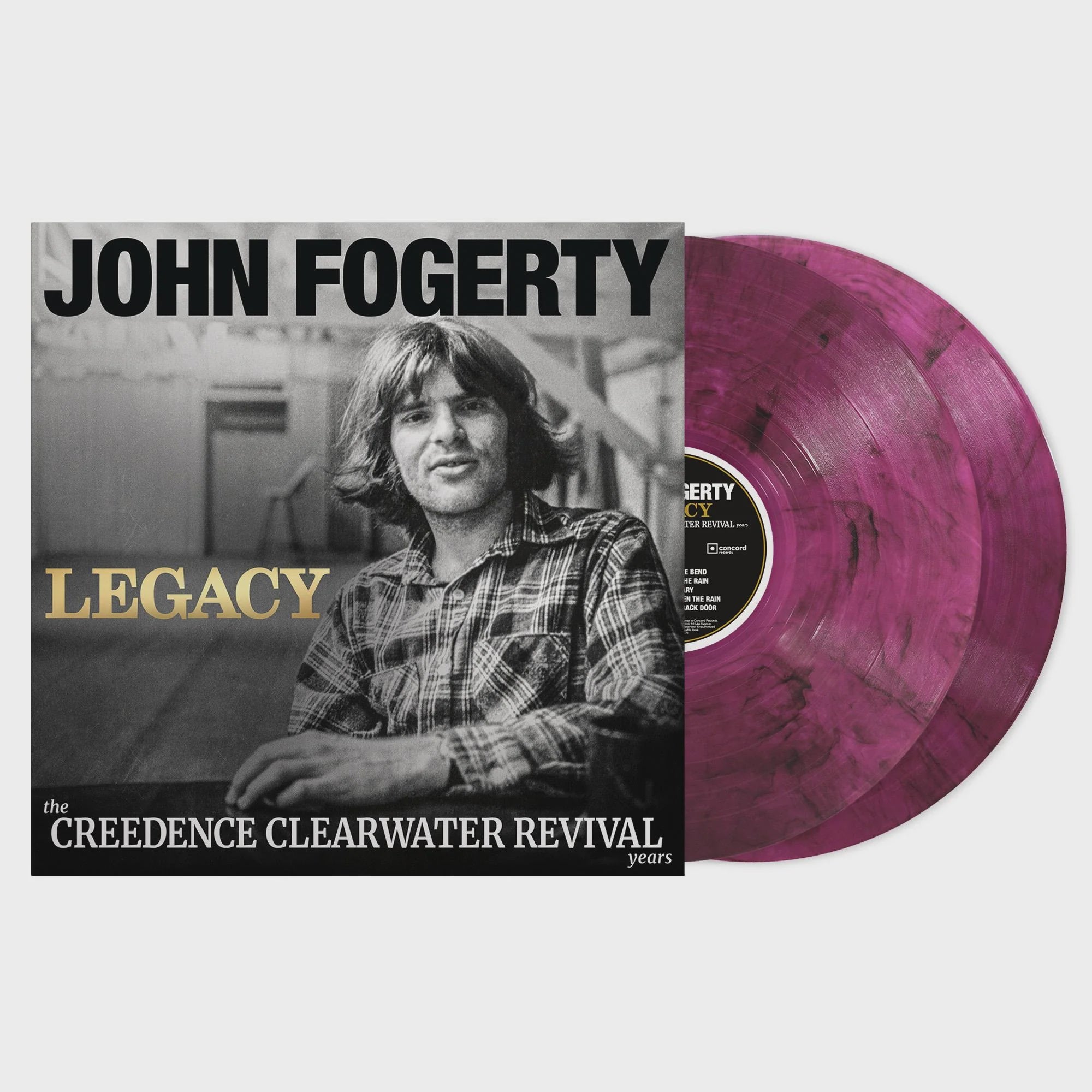 John Fogerty - Legacy: The Creedence Clearwater Revival Years Australian Exclusive Purple Smoke Coloured Vinyl 2LP