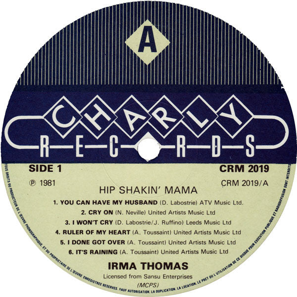 Irma Thomas - Hip Shakin' Mama Reissue Vinyl LP (Used)