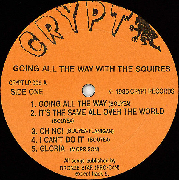 Squires - Going All The Way With The Squires! Vinyl LP (Used)