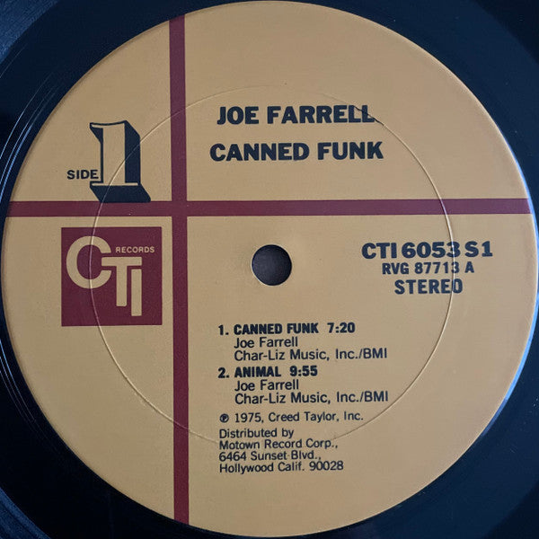Joe Farrell - Canned Funk Vinyl LP (Used)