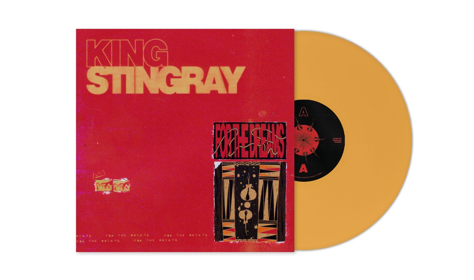 King Stingray - For The Dreams Indie Exclusive Opaque Yellow Coloured Vinyl