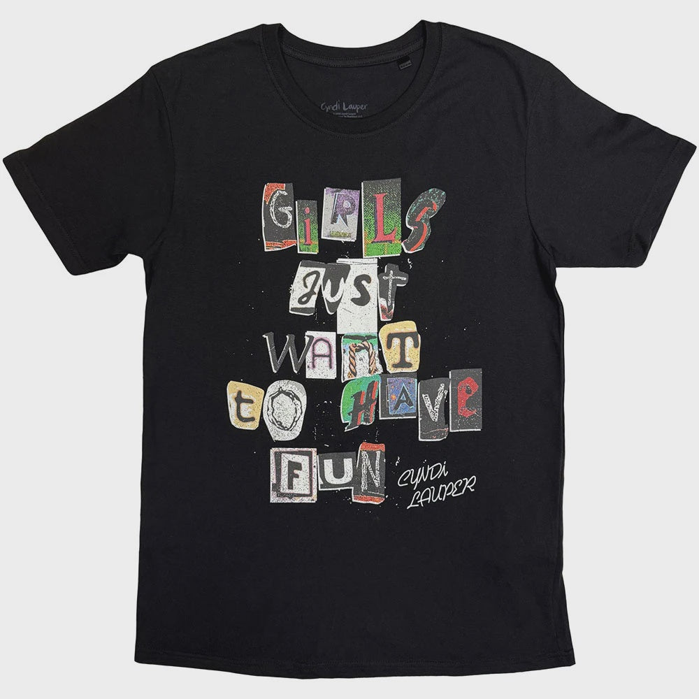 Cyndi Lauper - Cut Outs Unisex T-Shirt