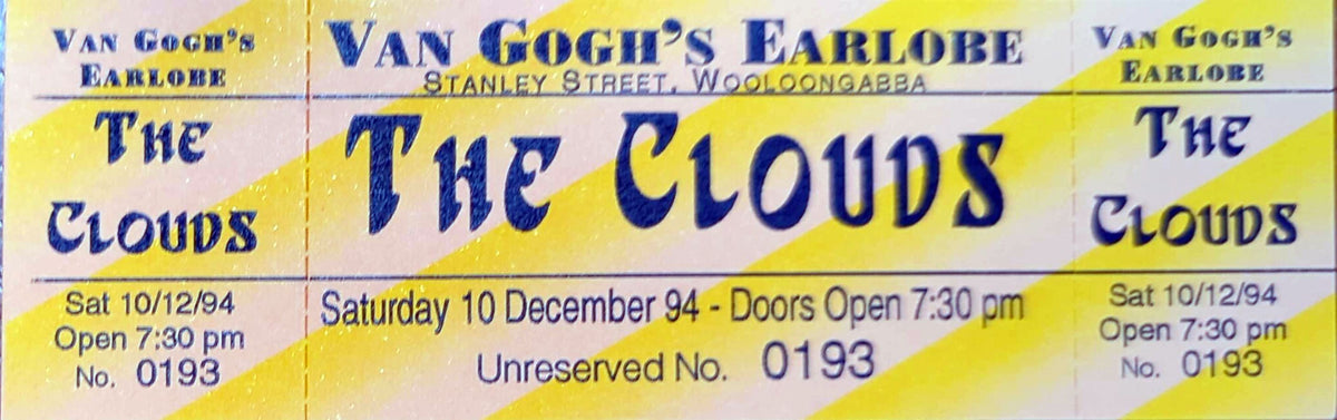 Clouds - 1994 Original Vintage Concert Ticket Seat #193
