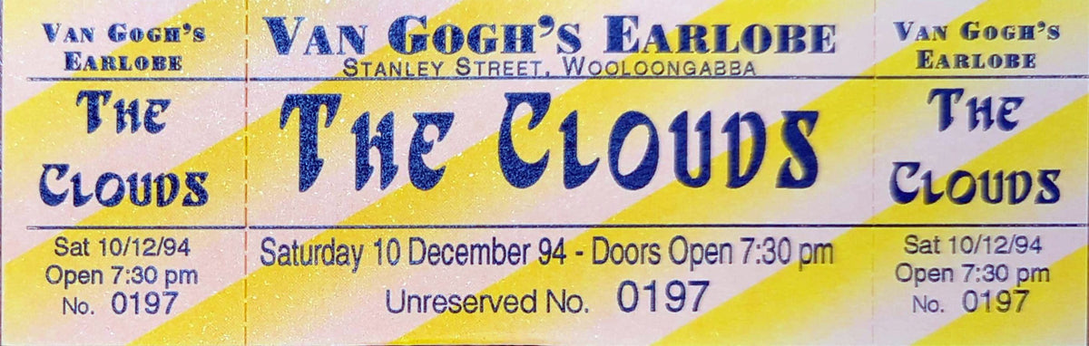 Clouds - 1994 Original Vintage Concert Ticket Seat #197