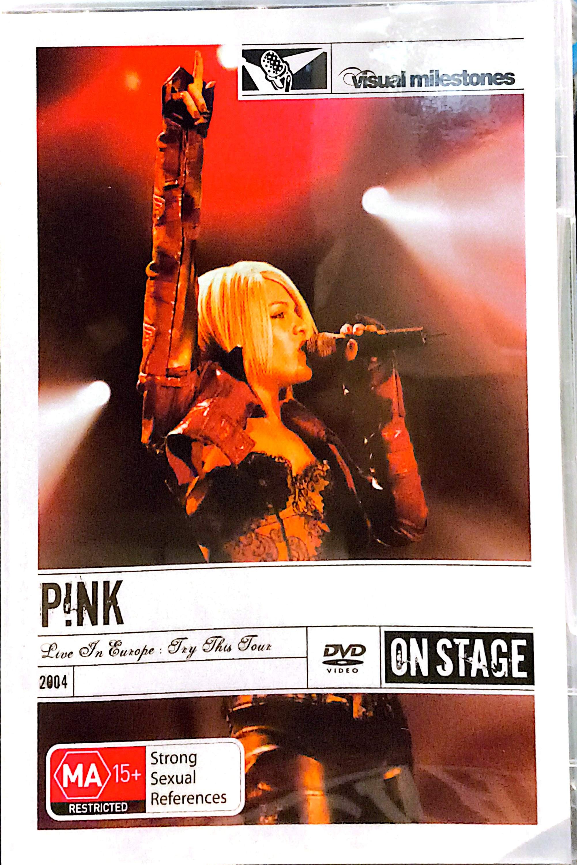 Pink - Live in Europe - Try This Tour DVD