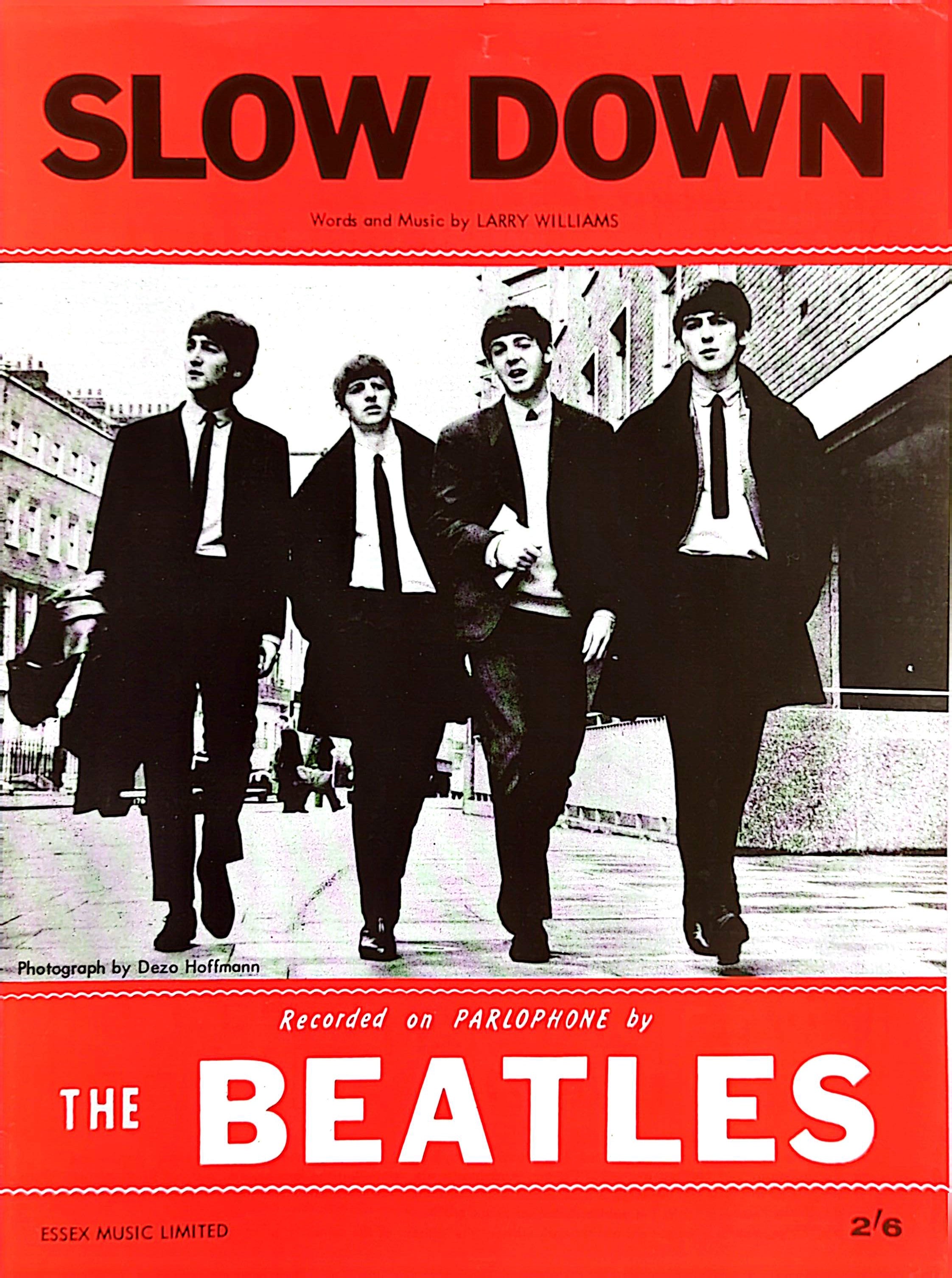 Beatles - Slow Down 1963 Vintage Sheet Music
