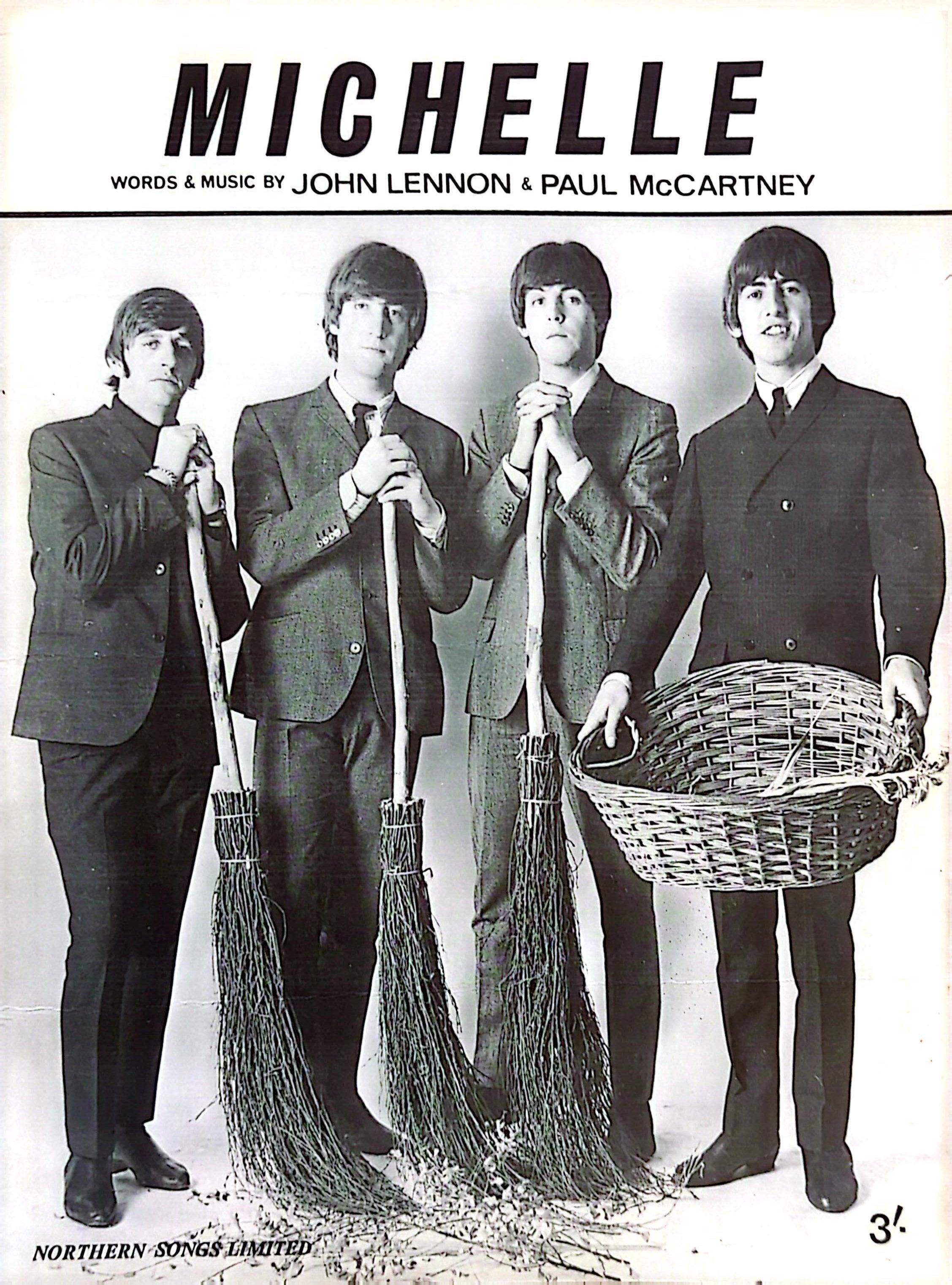 Beatles - Michelle 1965 UK Vintage Sheet Music