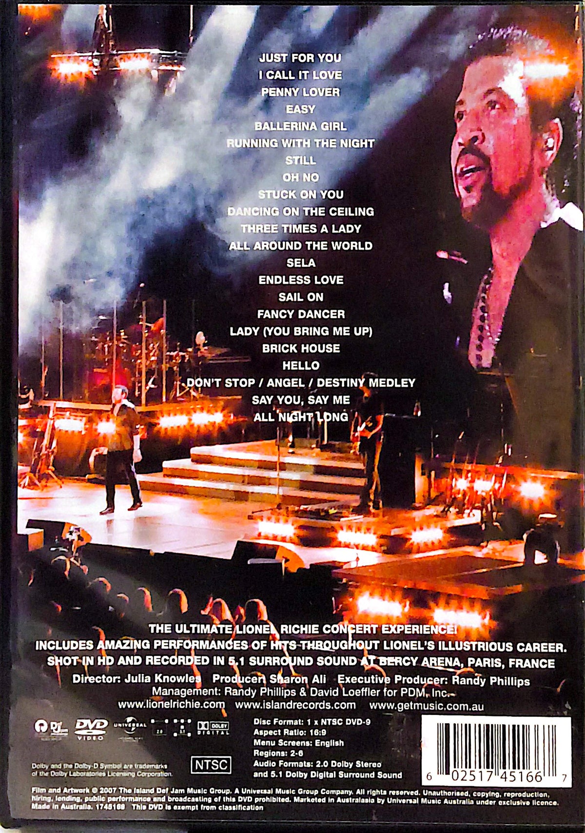 Lionel Richie - Live DVD
