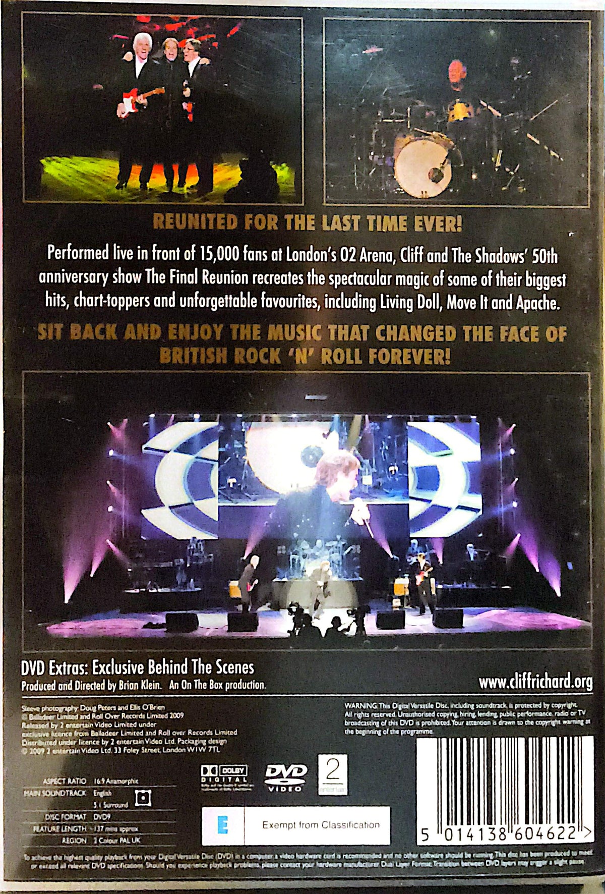 Cliff And The Shadows - The Final Reunion DVD