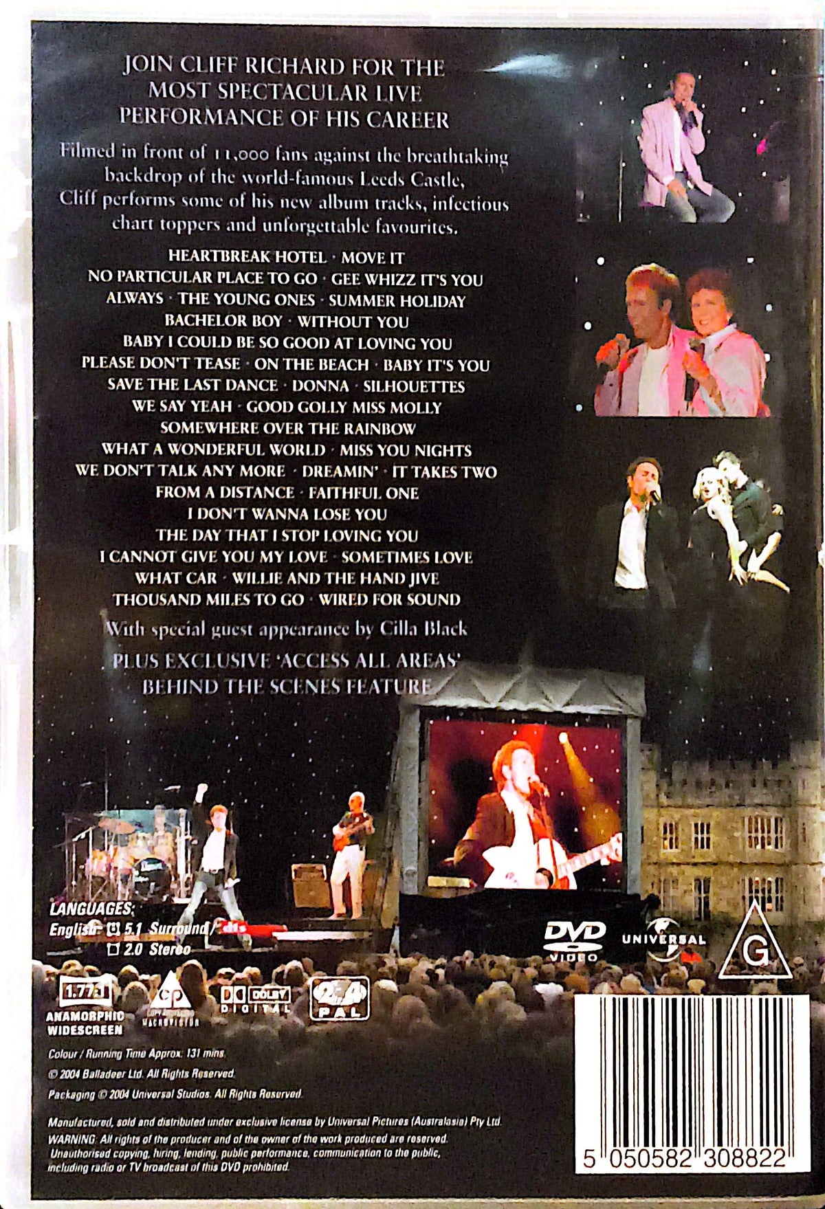 Cliff Richard - Live DVD