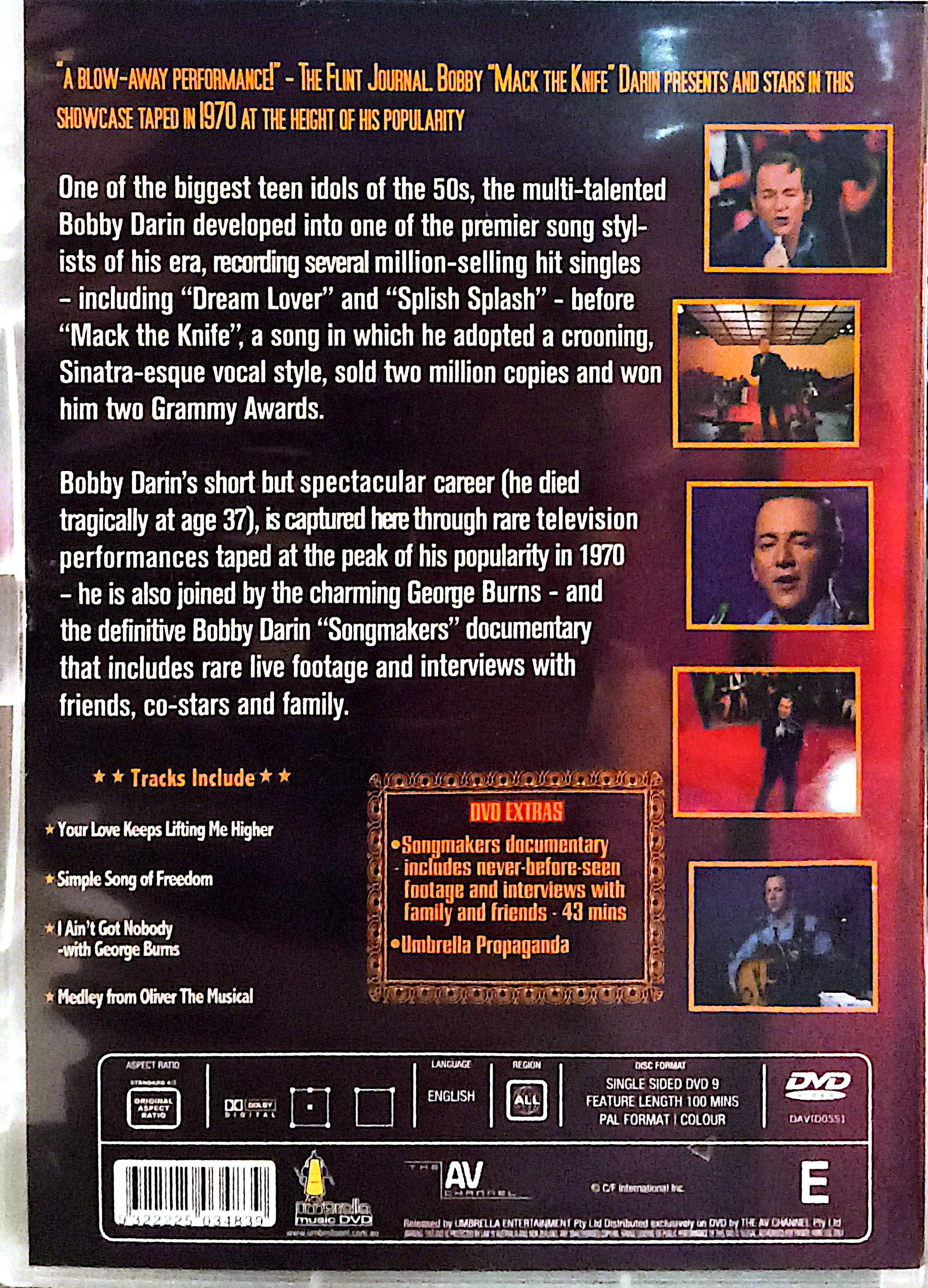 Bobby Darin - A Night With Bobby Darin DVD
