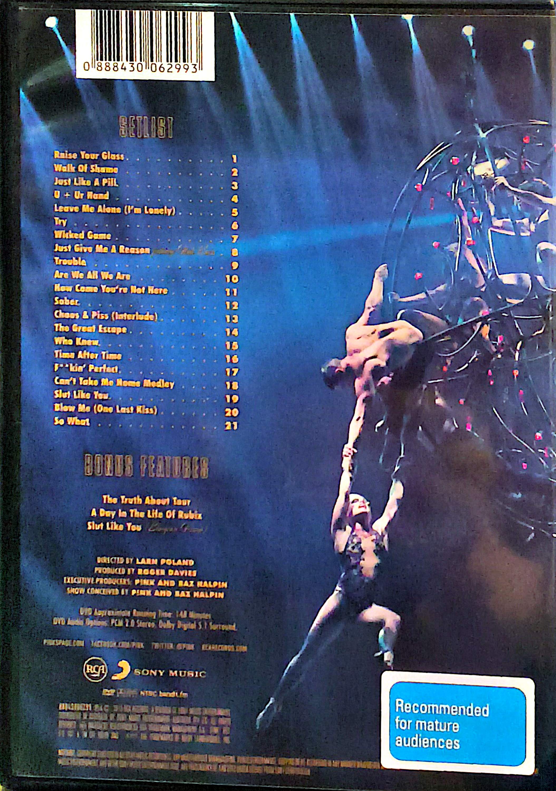 Pink - The Truth About Love - Live in Melbourne DVD