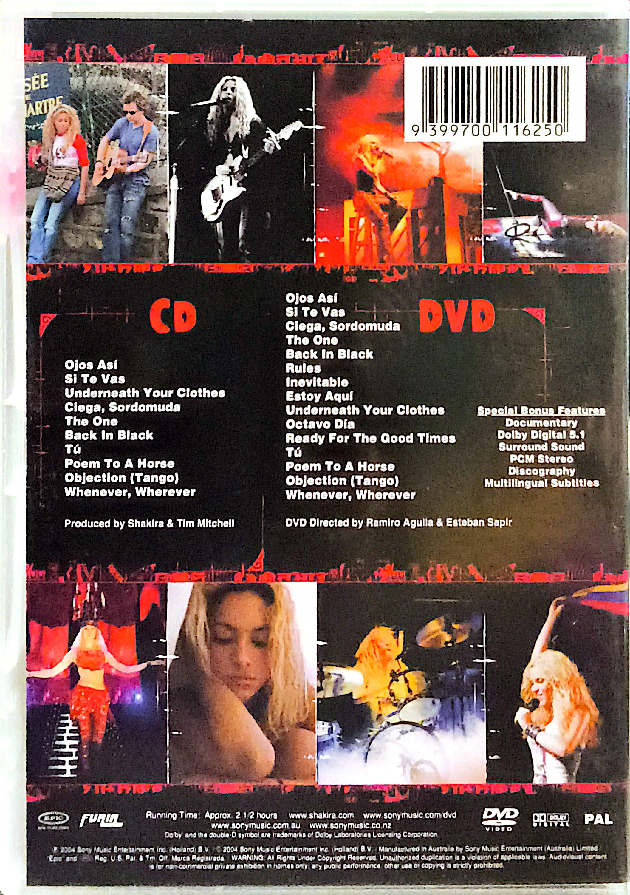 Shakira - Live & Off The Record 2DVD