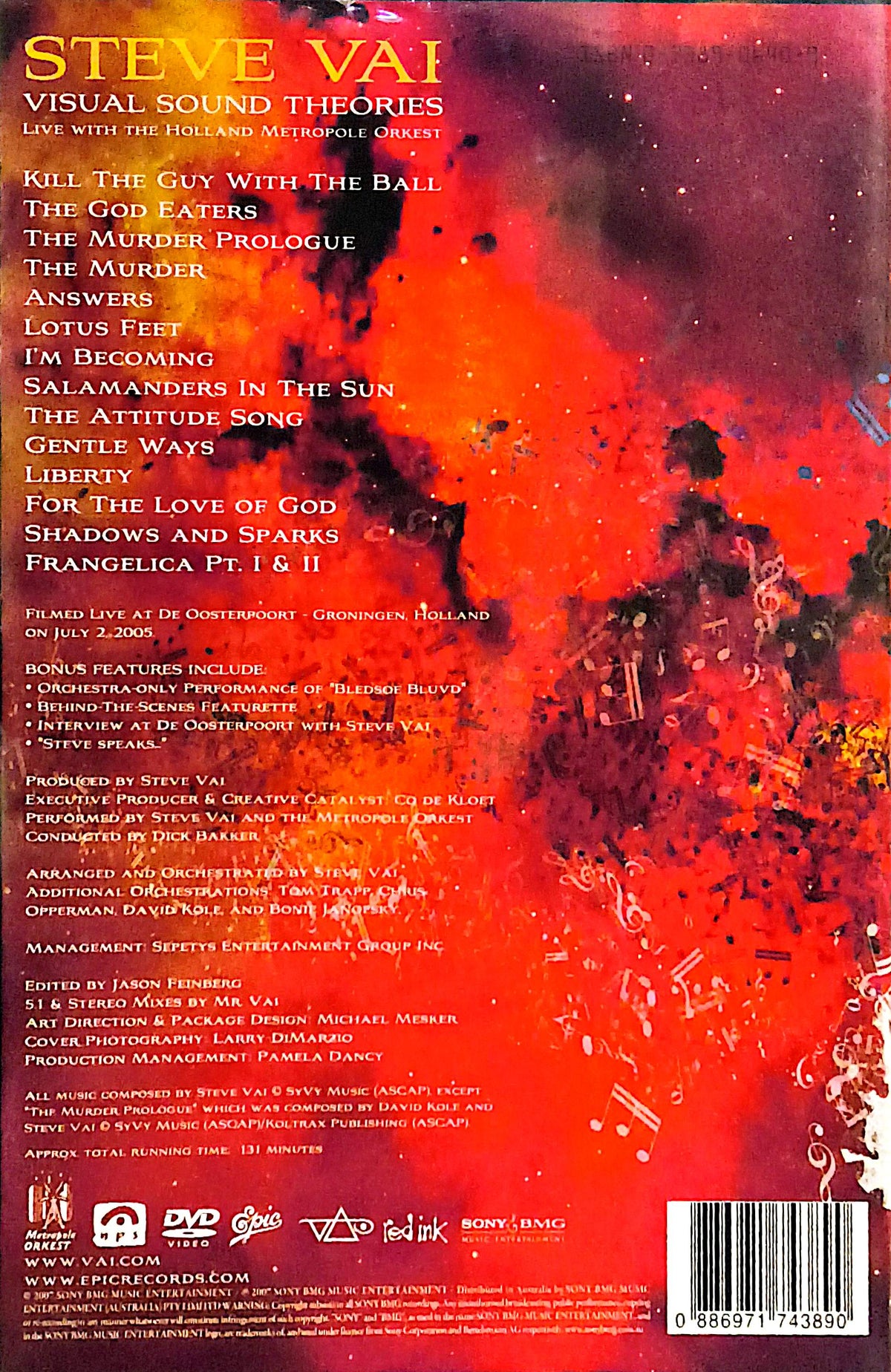Steve Vai - Visual Sound Theories DVD