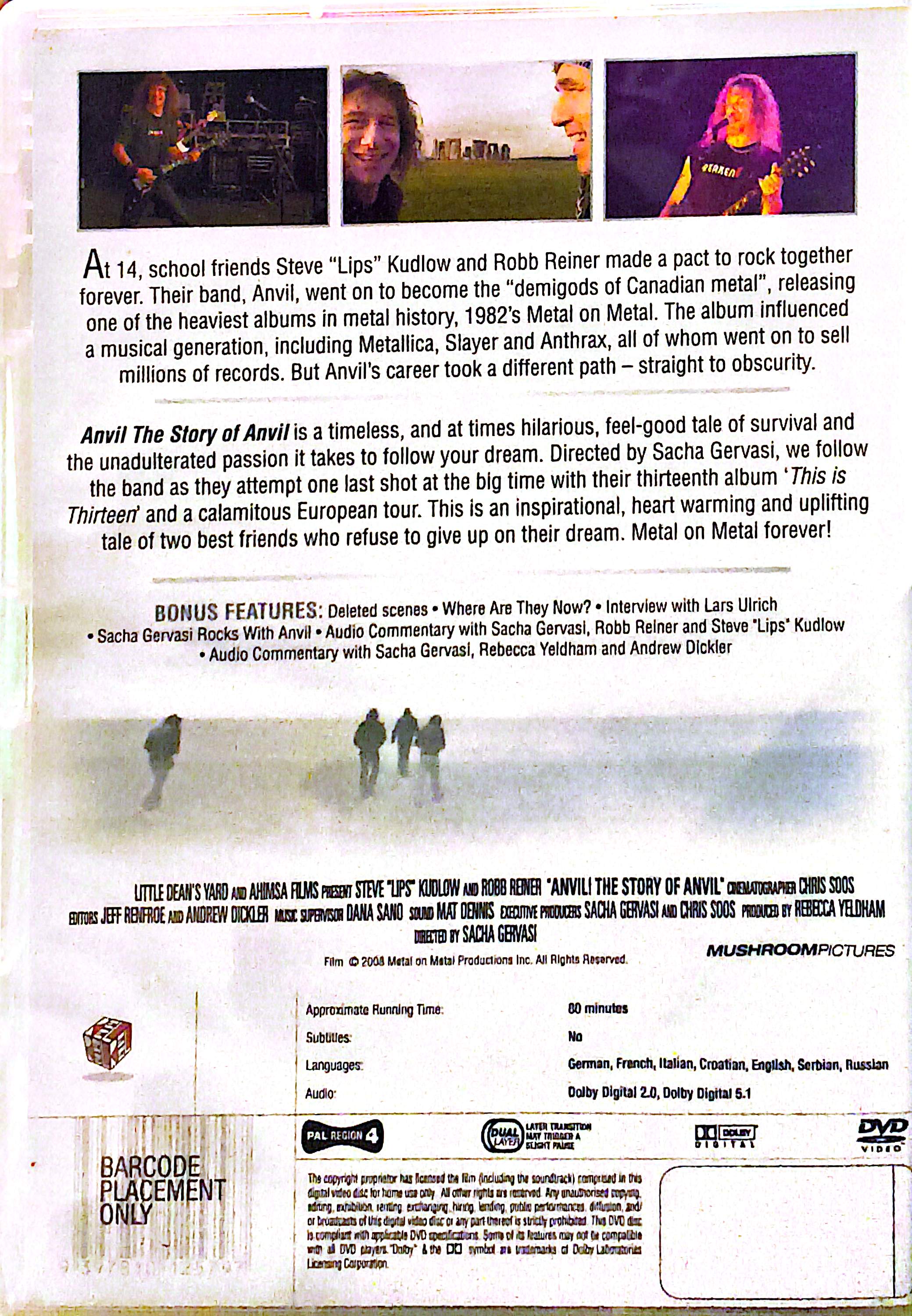 Anvil - The Story Of Anvil DVD