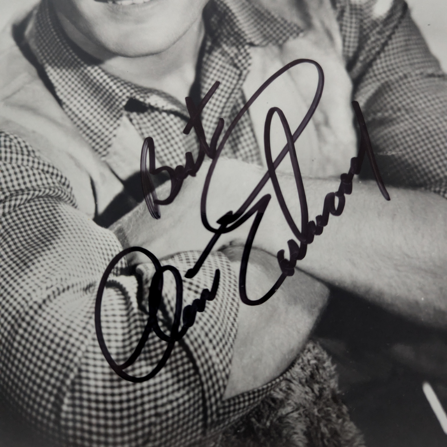 Clint Eastwood - Black & White Photo Autographed