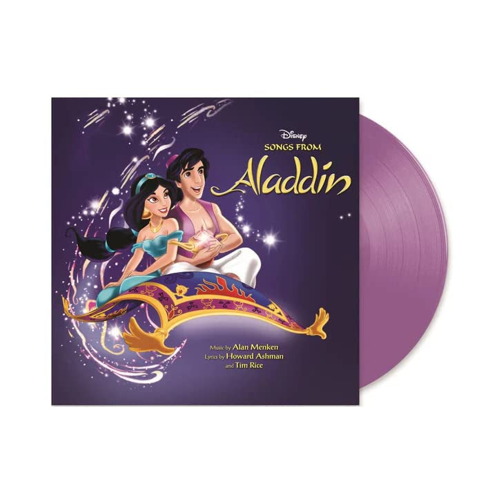 Aladdin - Songs From The Motion Picture Violet Coloured Vinyl LP