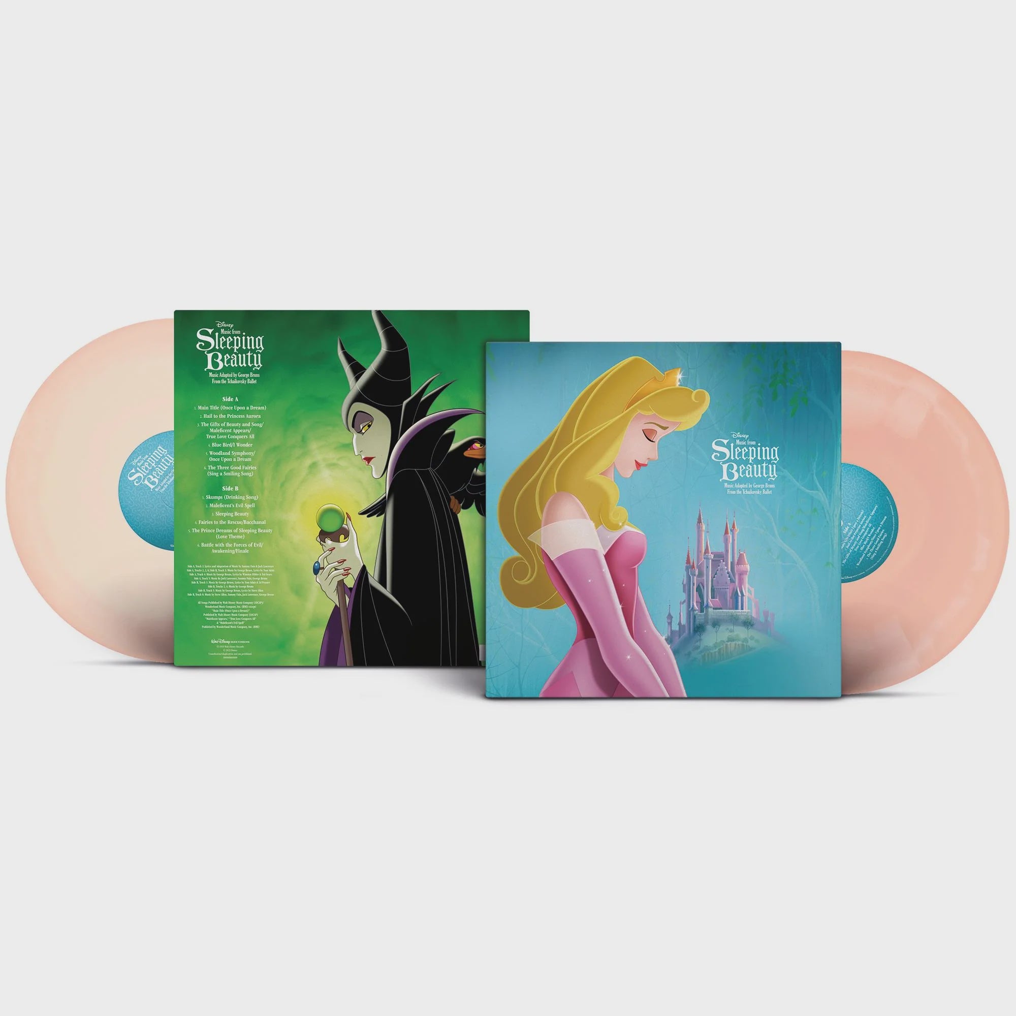 Soundtrack - Music From Sleeping Beauty White & Peach Coloured Vinyl LP