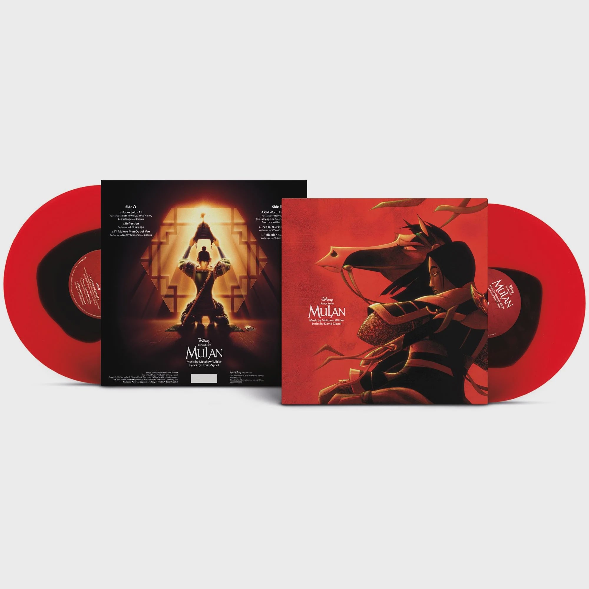 Soundtrack - Songs From Mulan Red Coloured Vinyl LP