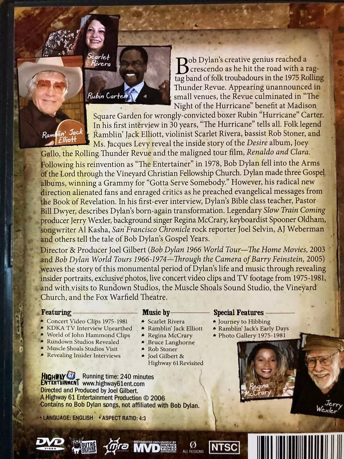 Bob Dylan – Rolling Thunder And The Gospel Years (1975-1981) DVD