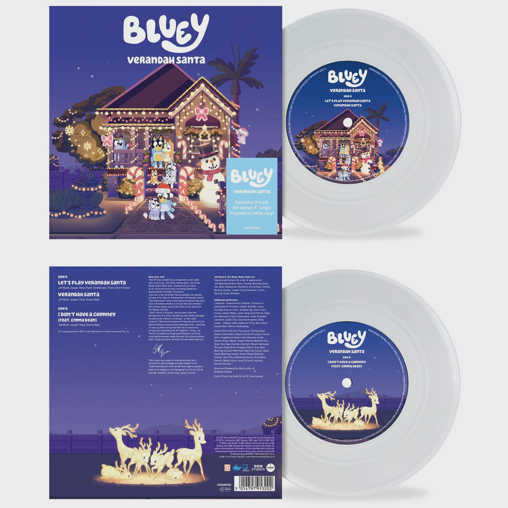 Soundtrack - Verandah Santa White Coloured 7" Vinyl Single