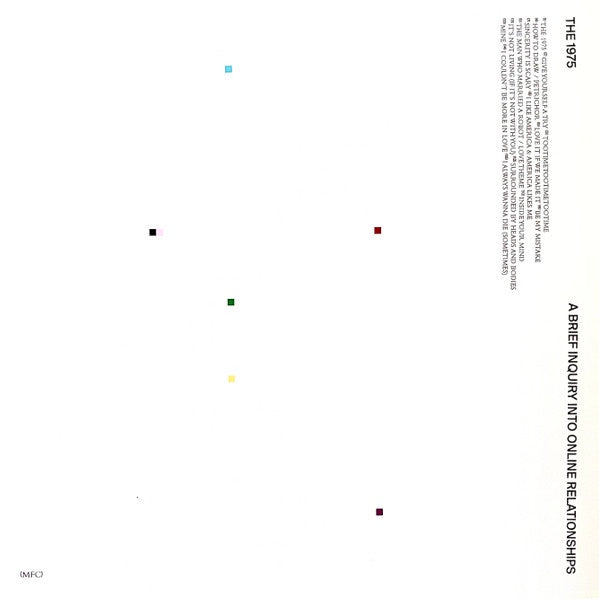 1975 - A Brief Inquiry Into Online Relationships White Coloured Vinyl 2LP (Used)