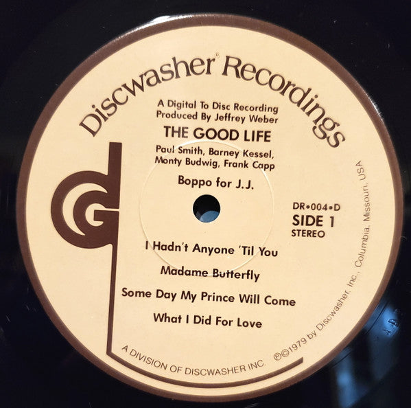 Paul Smith, Monty Budwig, Frank Capp & Barney Kessel - The Good Life Vinyl LP (Used)
