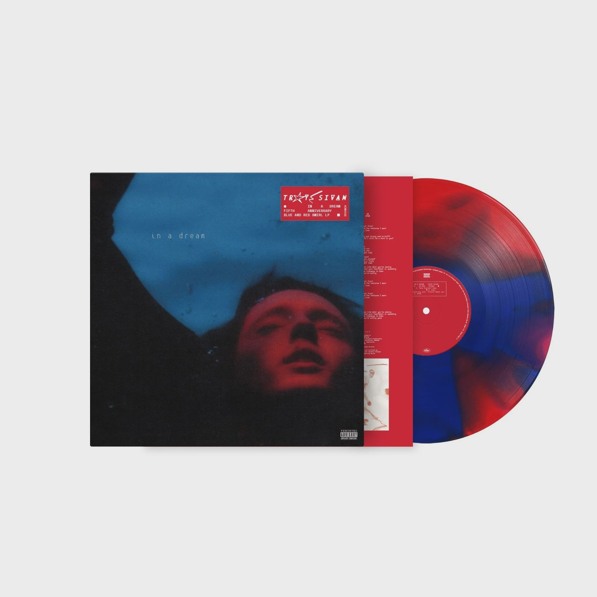 Troye Sivan - In A Dream (5th Anniversary Edition) Red/Blue Two-Tone Swirl Coloured Vinyl LP