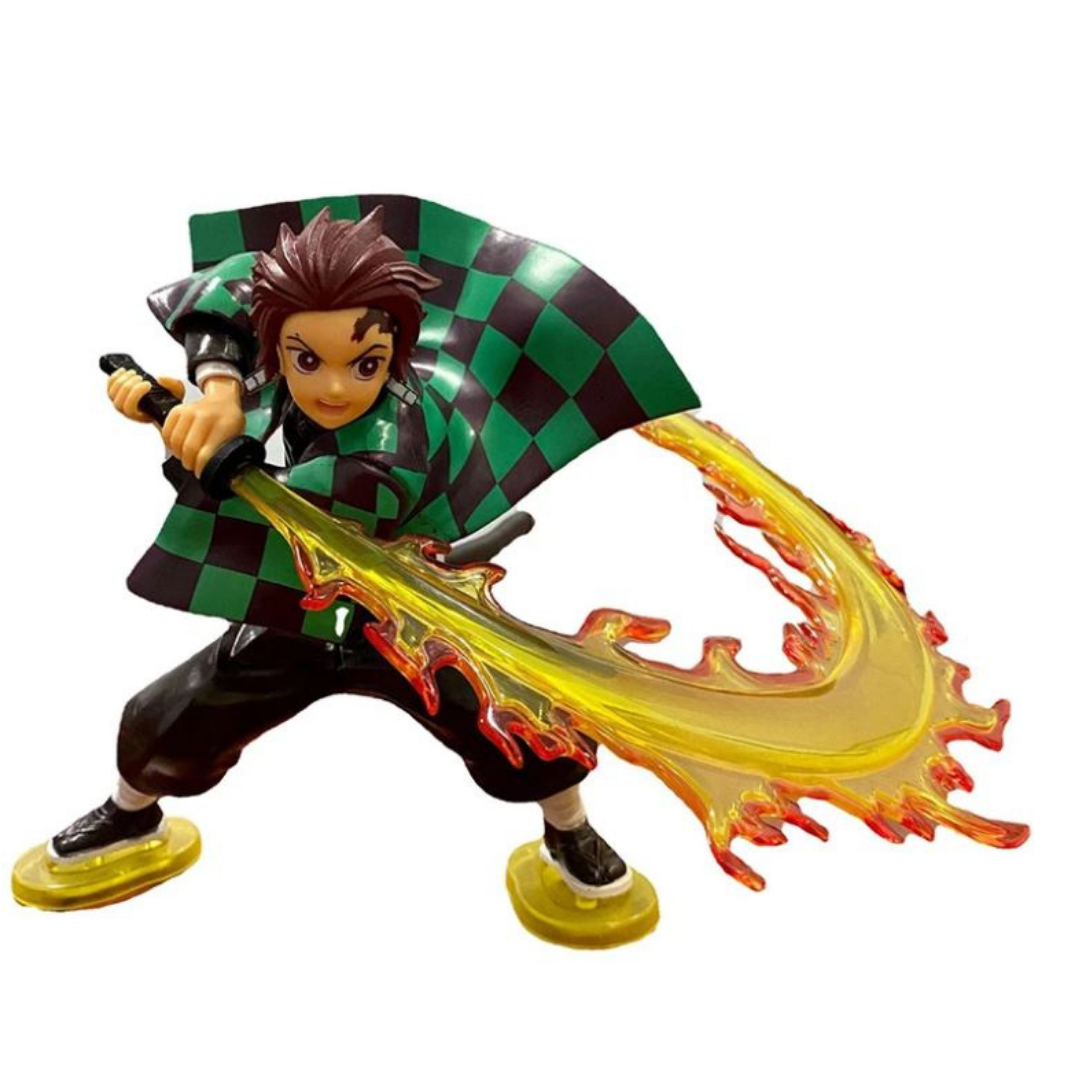 Demon Slayer - Tanjiro Kamada With Flame Sword 17cm Figure (with box)