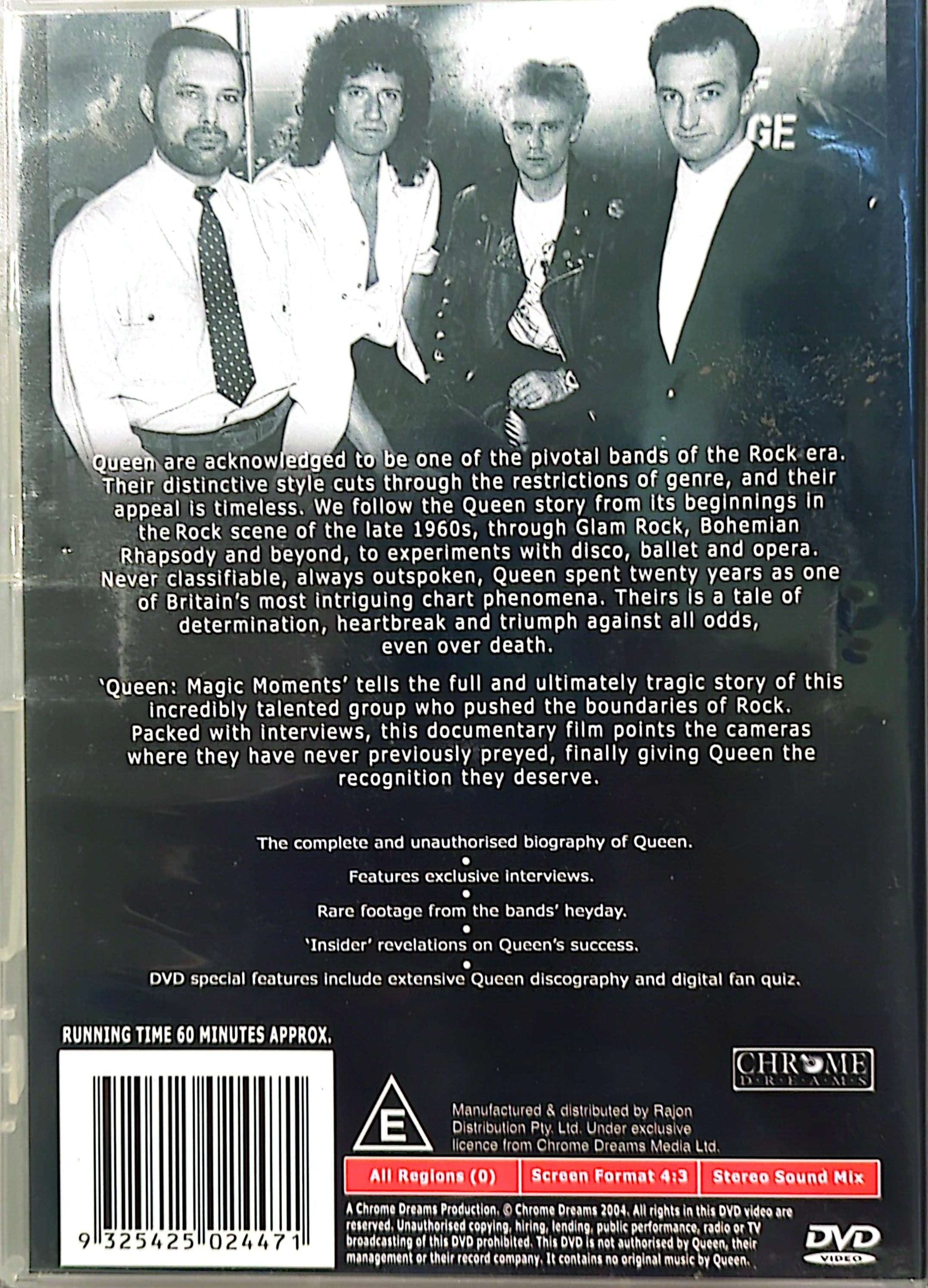 Queen - Magic Moments DVD