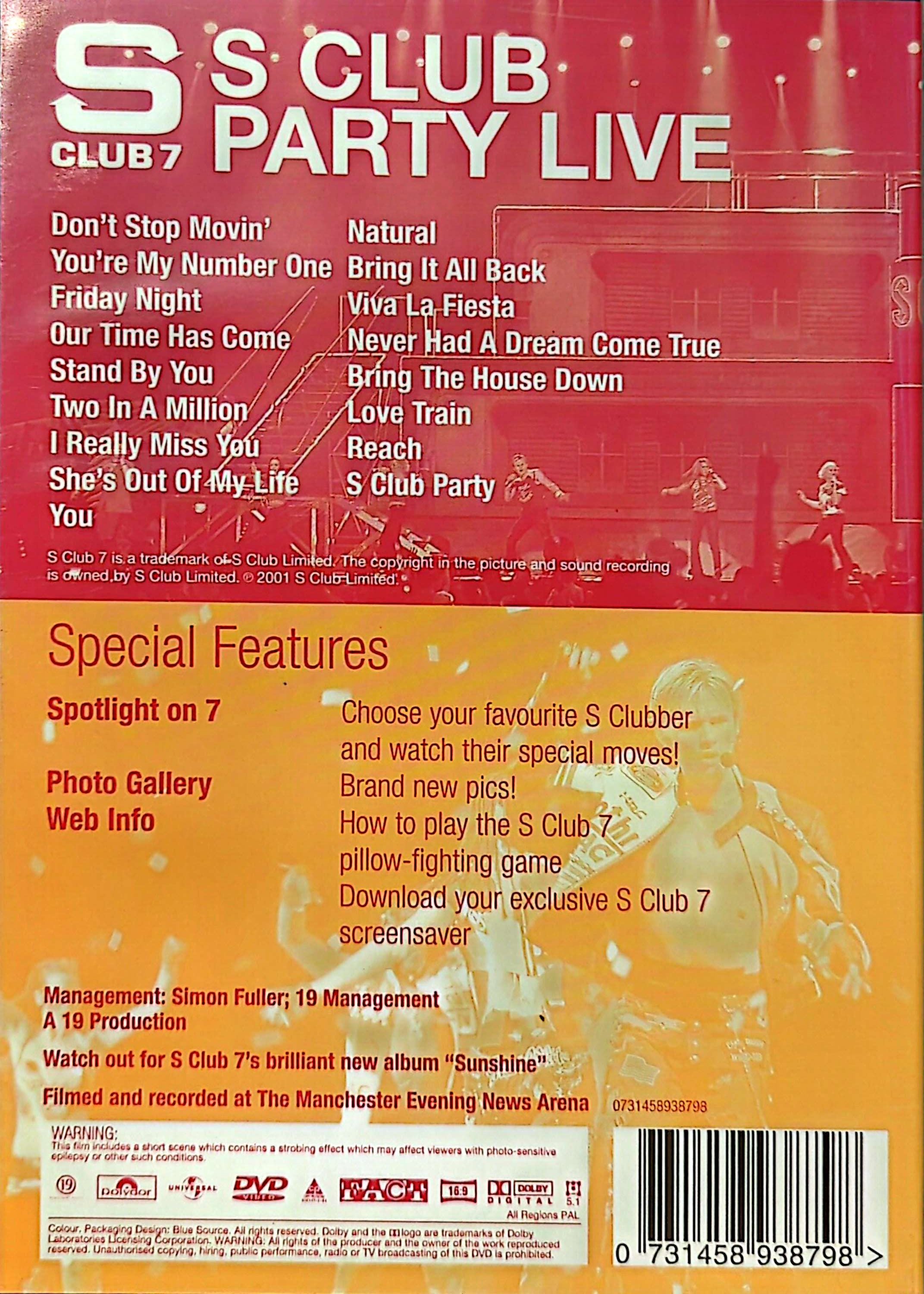 S Club 7 - S Club Party Live DVD