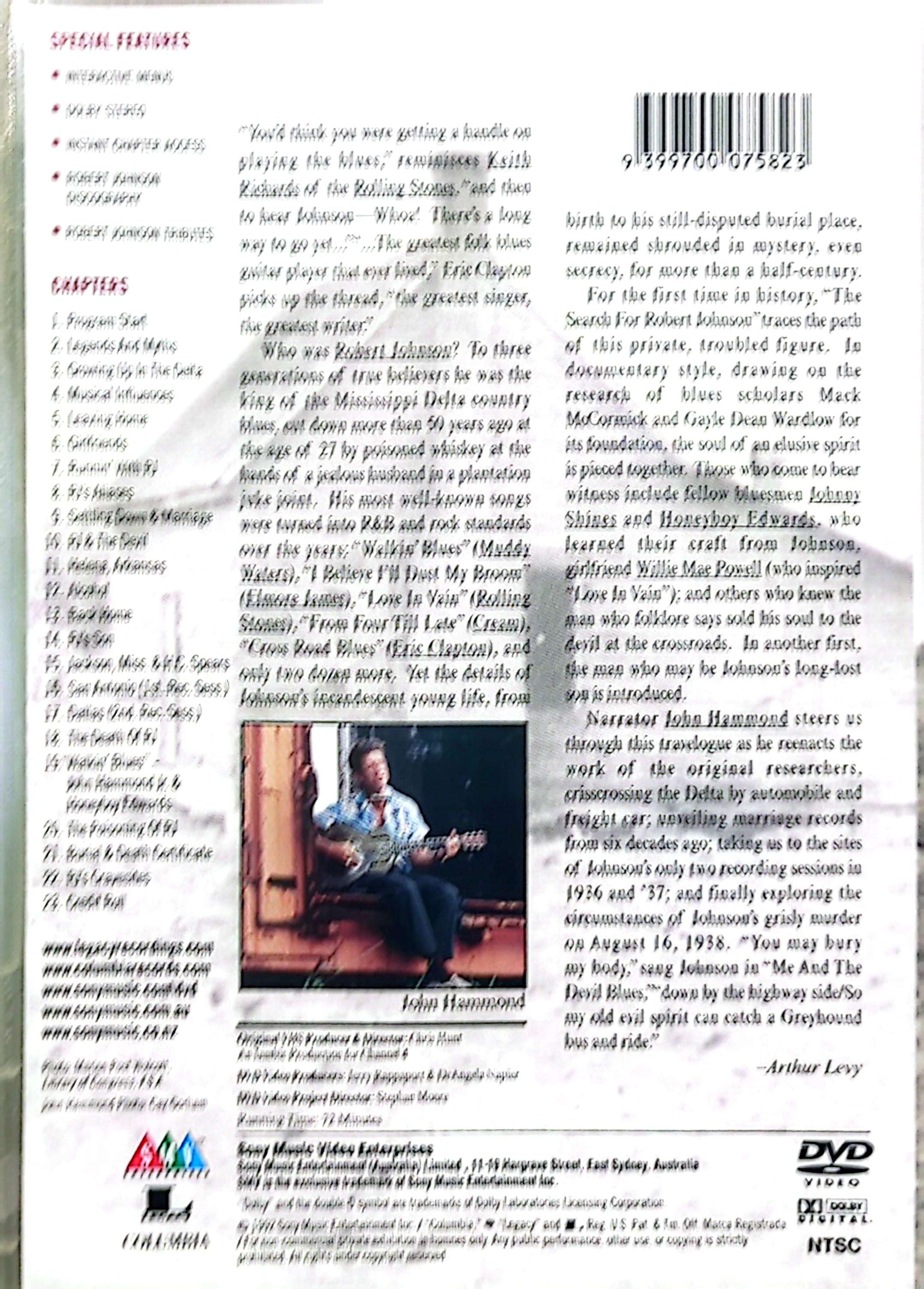 Robert Johnson - The Search For Robert Johnson DVD