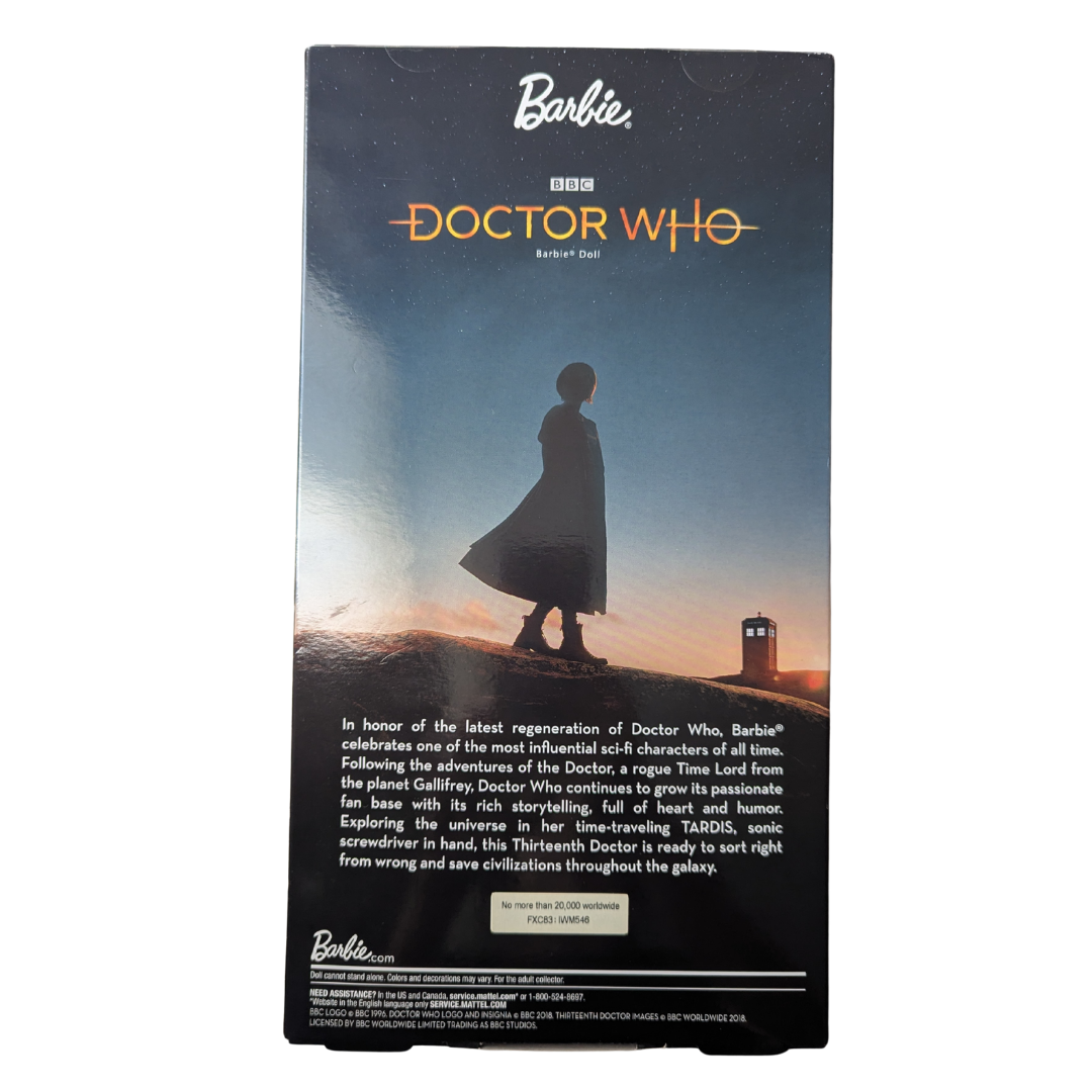Doctor Who - 13th Doctor Barbie Doll Collectable Figure Autographed