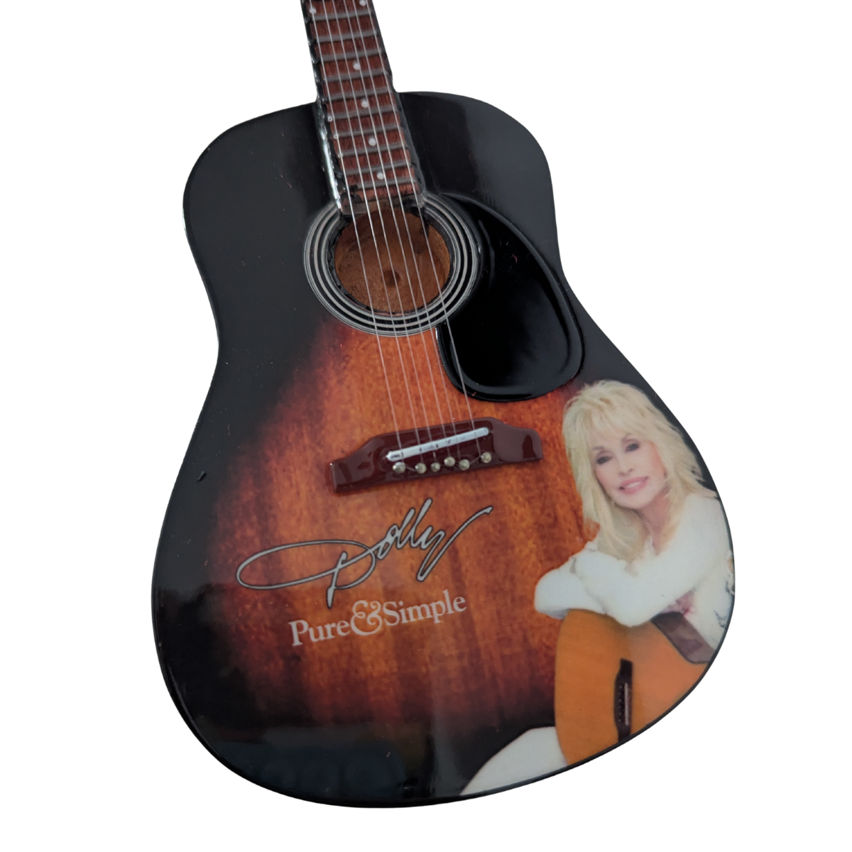 Dolly Parton - Miniature Guitar with Stand & Case